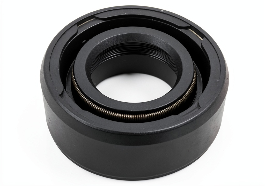 Installing ITACO Black 15x28x10 Outboard Engine Oil Seal on a wooden workbench