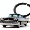 WIKIBB Rear Main Oil Seal Gasket for 1955-1958 GMC 265/283 OEM-4