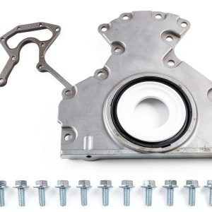 Rear Main Seal Cover Kit RADHLBNIU Aluminum with Gasket and Hardware-0