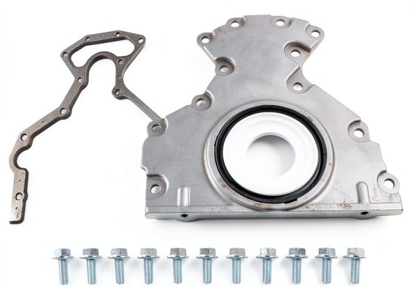 Rear Main Seal Cover Kit RADHLBNIU Aluminum with Gasket and Hardware-0