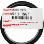 Toyota OEM Main Seal 90311-A0027 Lightweight Machined Design-0