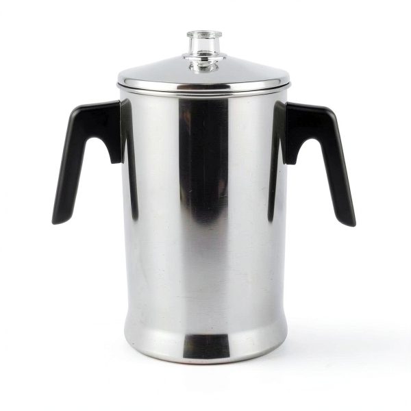 MIRRO Aluminum Stove Top Percolator 9 Cup Silver Home Camping-1