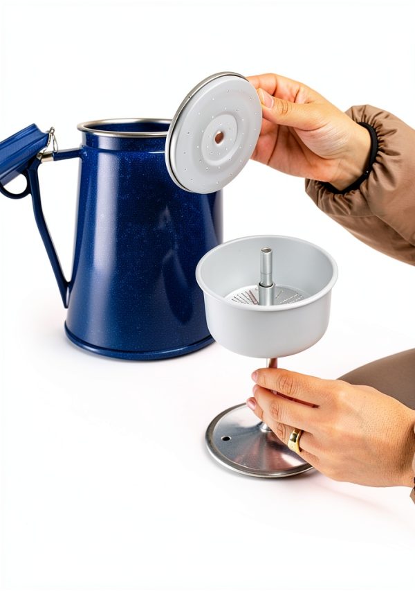 Stansport Aluminum Percolator Stem 9 Cup Lightweight Camping Accessory-1
