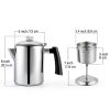 Stovetop Coffee Percolator 8-Cup Stainless Steel by Cook N Home-1