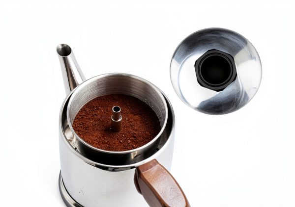 Electric Coffee Percolator APOXCON 8 Cup Stainless Steel Wood Handle-4