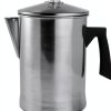 MIRRO Aluminum Stove Top Percolator 9 Cup Silver Home Camping-0