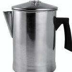 MIRRO Aluminum Stove Top Percolator 9 Cup Silver Home Camping-0