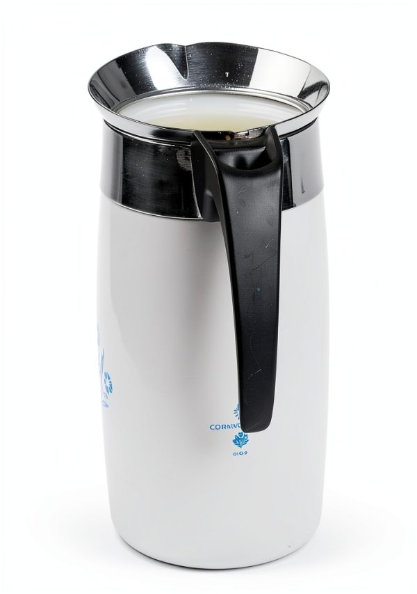 Corning Ware Blue Cornflower 10 Cup Electric Percolator Retro-4