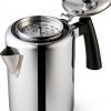 Stovetop Coffee Percolator 8-Cup Stainless Steel by Cook N Home-5