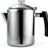 Stovetop Coffee Percolator 8-Cup Stainless Steel by Cook N Home-0