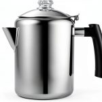 Stovetop Coffee Percolator 8-Cup Stainless Steel by Cook N Home-0