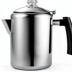 Stovetop Coffee Percolator 8-Cup Stainless Steel by Cook N Home-0