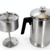 MIRRO Aluminum Stove Top Percolator 9 Cup Silver Home Camping-4
