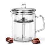 Glass Coffee Percolator VERDETECH Non-Electric Borosilicate Nonna-0