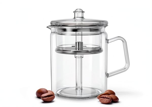 Glass Coffee Percolator VERDETECH Non-Electric Borosilicate Nonna-0