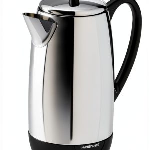 Farberware Coffee Percolator PK1200SS Stainless with Permanent Filter-0