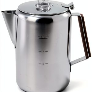 Norpro Stainless Steel 9-Cup Percolator Electric Stovetop Compatible-0