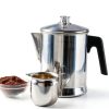 MIRRO Aluminum Stove Top Percolator 9 Cup Silver Home Camping-5