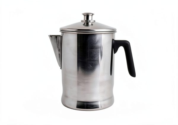 MIRRO Aluminum Stove Top Percolator 9 Cup Silver Home Camping-7